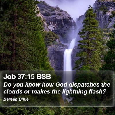 Job 37:15 BSB Bible Verse Image