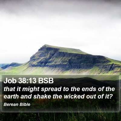 Job 38:13 BSB Bible Verse Image