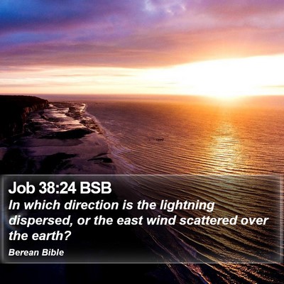 Job 38:24 BSB Bible Verse Image