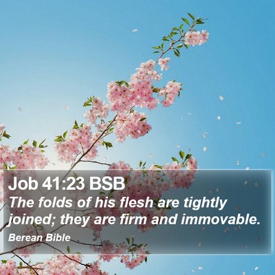 Job 41:23 BSB Bible Verse Image