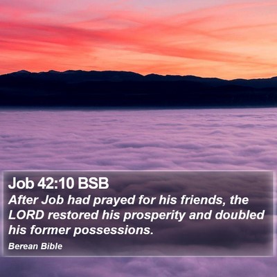 Job 42:10 BSB Bible Verse Image