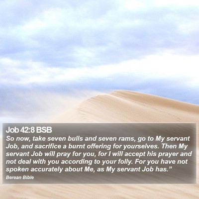 Job 42:8 BSB Bible Verse Image