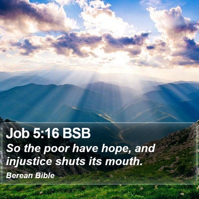 Job 5:16 BSB Bible Verse Image