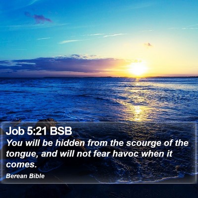Job 5:21 BSB Bible Verse Image