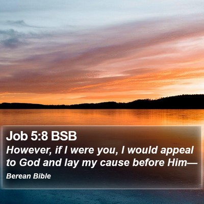 Job 5:8 BSB Bible Verse Image