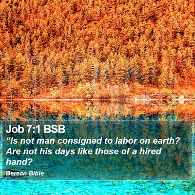 Job 7:1 BSB Bible Verse Image
