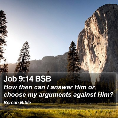 Job 9:14 BSB Bible Verse Image