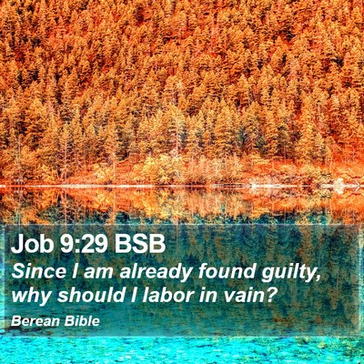 Job 9:29 BSB Bible Verse Image