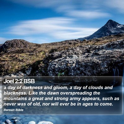 Joel 2:2 BSB Bible Verse Image