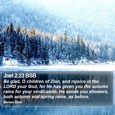 Joel 2:23 BSB Bible Verse Image