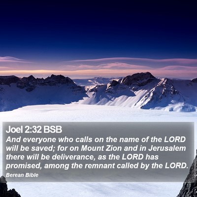 Joel 2:32 BSB Bible Verse Image