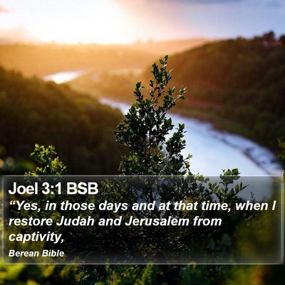 Joel 3:1 BSB Bible Verse Image