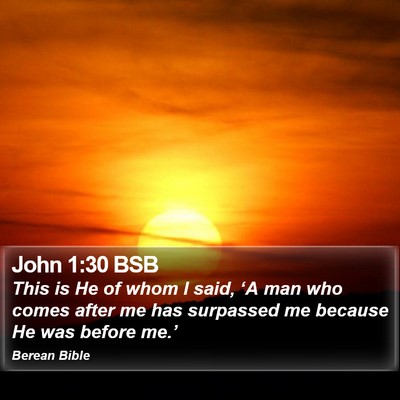 John 1:30 BSB Bible Verse Image