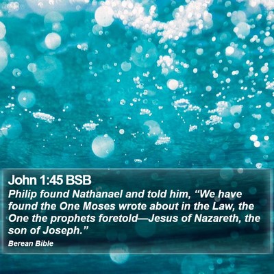 John 1:45 BSB Bible Verse Image