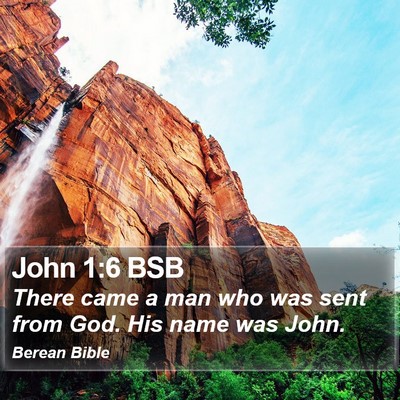 John 1:6 BSB Bible Verse Image