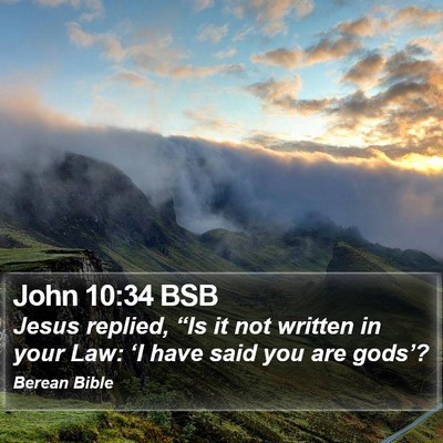 John 10:34 BSB Bible Verse Image