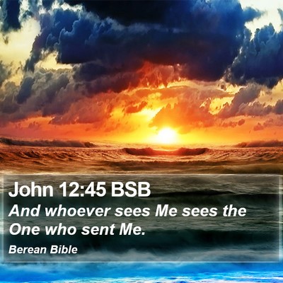 John 12:45 BSB Bible Verse Image