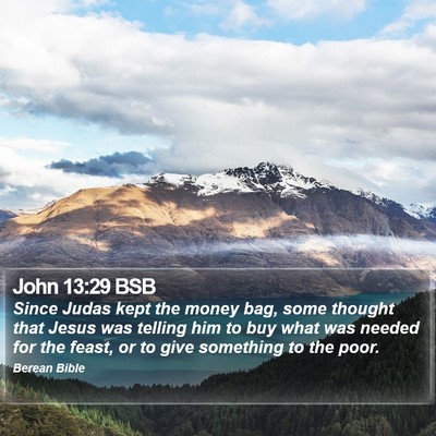 John 13:29 BSB Bible Verse Image
