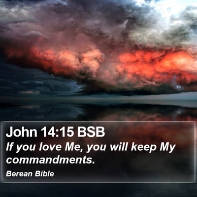 John 14:15 BSB Bible Verse Image