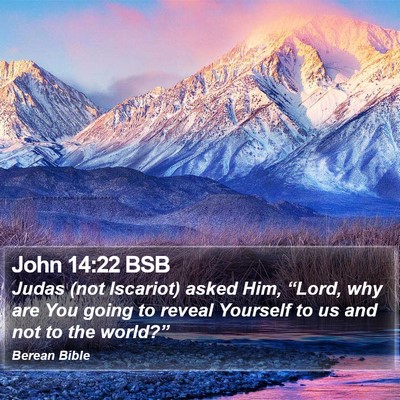 John 14:22 BSB Bible Verse Image