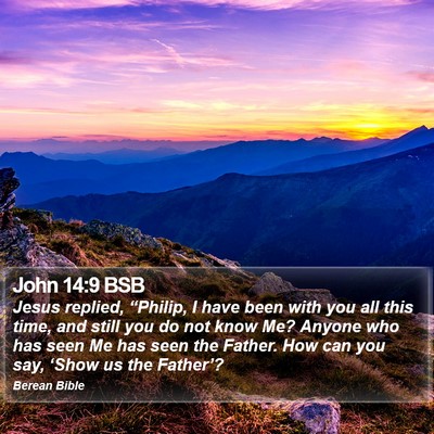 John 14:9 BSB Bible Verse Image