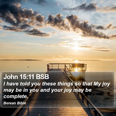 John 15:11 BSB Bible Verse Image