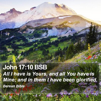 John 17:10 BSB Bible Verse Image