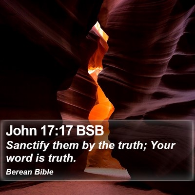 John 17:17 BSB Bible Verse Image