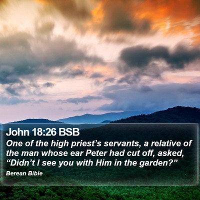 John 18:26 BSB Bible Verse Image