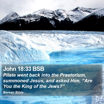 John 18:33 BSB Bible Verse Image