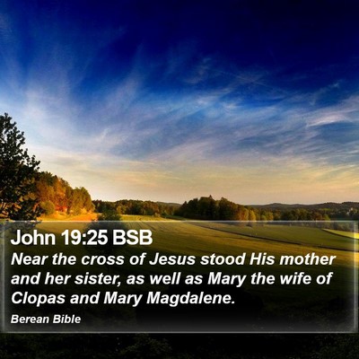 John 19:25 BSB Bible Verse Image