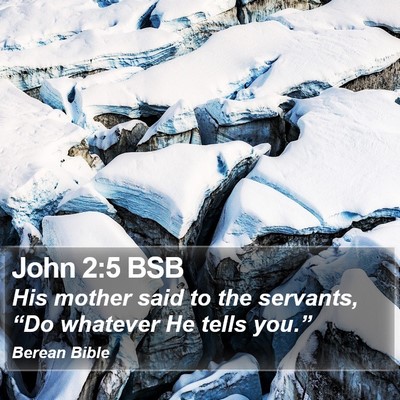 John 2:5 BSB Bible Verse Image