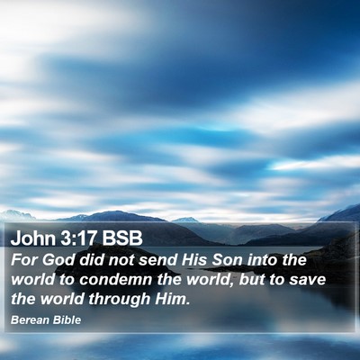 John 3:17 BSB Bible Verse Image