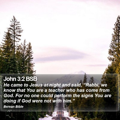 John 3:2 BSB Bible Verse Image