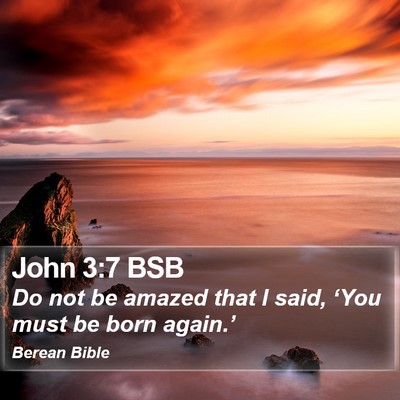 John 3:7 BSB Bible Verse Image