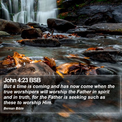 John 4:23 BSB Bible Verse Image