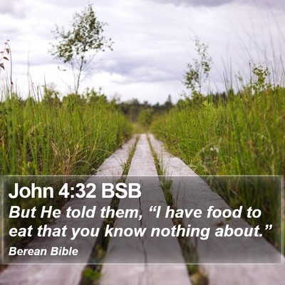 John 4:32 BSB Bible Verse Image