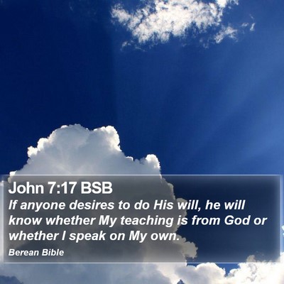 John 7:17 BSB Bible Verse Image