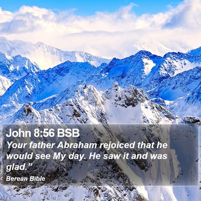 John 8:56 BSB Bible Verse Image