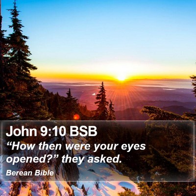 John 9:10 BSB Bible Verse Image