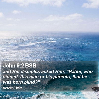 John 9:2 BSB Bible Verse Image