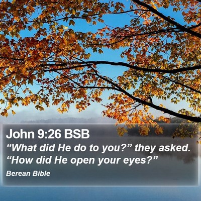 John 9:26 BSB Bible Verse Image