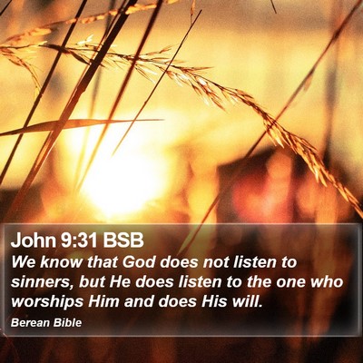 John 9:31 BSB Bible Verse Image
