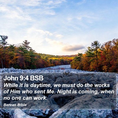 John 9:4 BSB Bible Verse Image