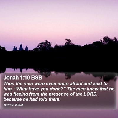 Jonah 1:10 BSB Bible Verse Image