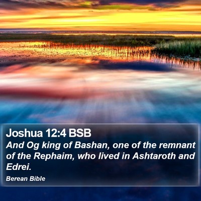 Joshua 12:4 BSB Bible Verse Image