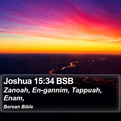 Joshua 15:34 BSB Bible Verse Image