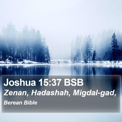 Joshua 15:37 BSB Bible Verse Image