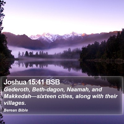 Joshua 15:41 BSB Bible Verse Image