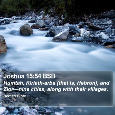 Joshua 15:54 BSB Bible Verse Image